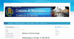 Desktop Screenshot of comune.mezzojuso.pa.it